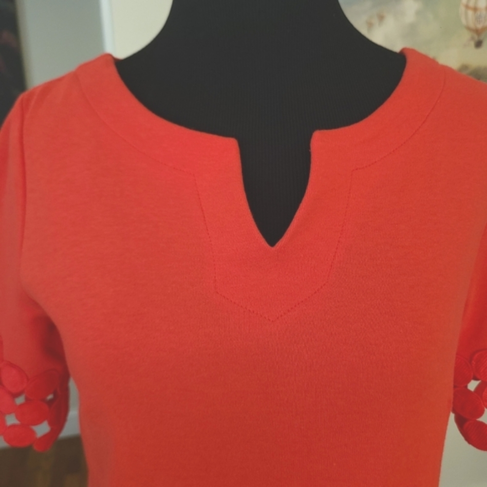 🌈 SOLD 🌈 Eyelet polka dots tshirt tee dress - Talbots - Picture 5 of 7